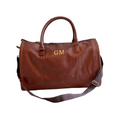 Monogrammed Vegan Leather Garment Bag