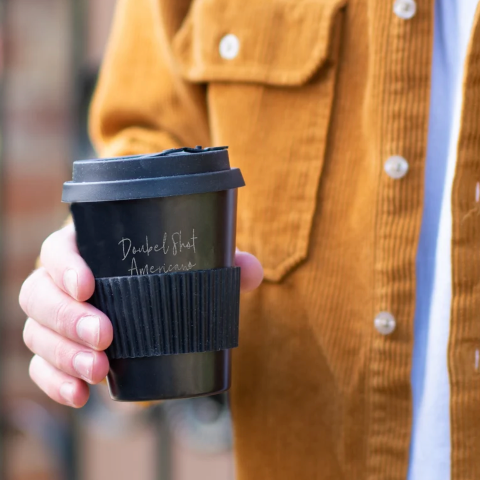 Personalised Bamboo Coffee Cup