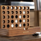 Personalised Wooden Four In A Row Game