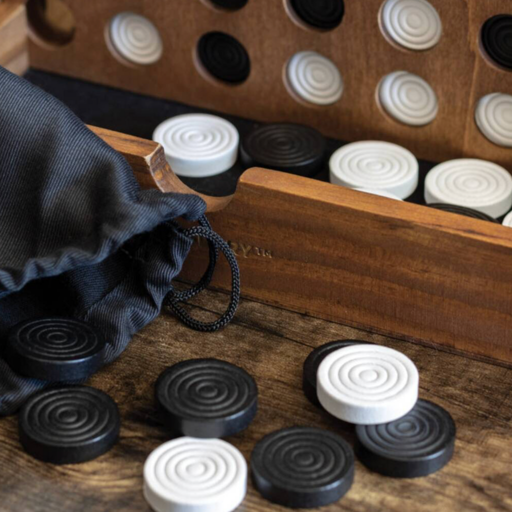 Personalised Wooden Four In A Row Game