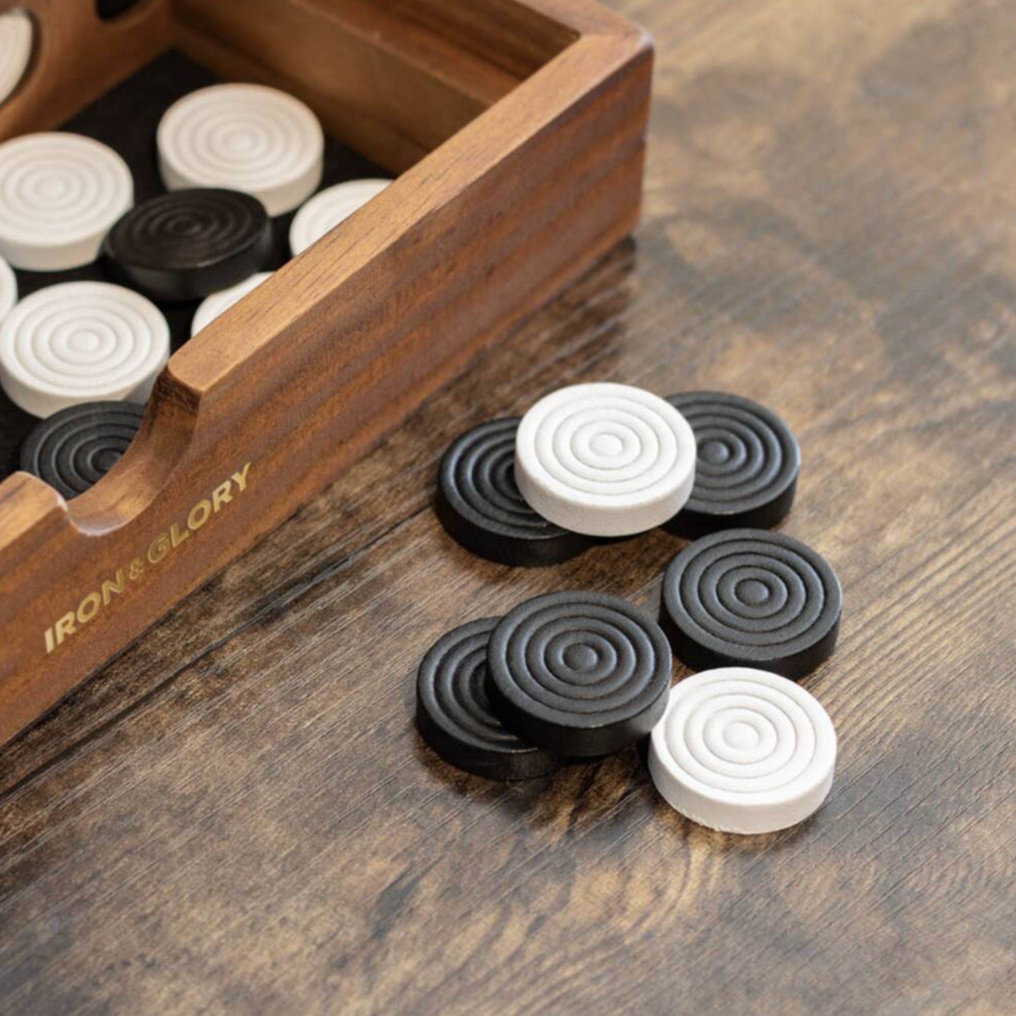 Personalised Wooden Four In A Row Game