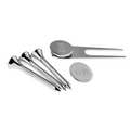 Personalised Silver Plated Golf Tee Set