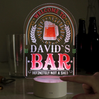 Personalised Bar LED Colour Changing Neon Sign
