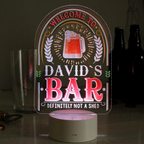 Personalised Bar LED Colour Changing Neon Sign
