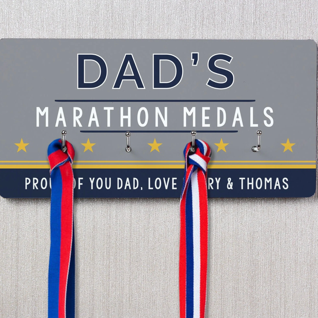 Personalised Achievement Medal Hooks