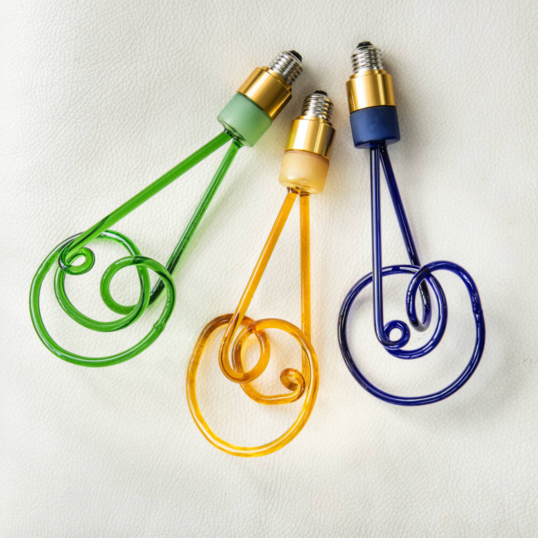 Seletti Original Glass LED Designer Bulb Twist Light