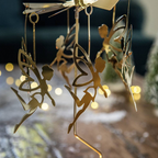 Gold Fairy Spinner Candle Decoration