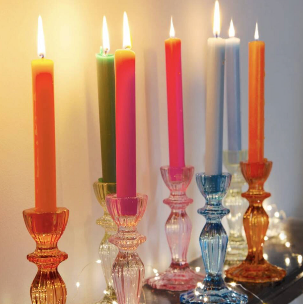 Bright Dinner Eco Coloured Taper Candles
