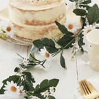 Artificial Daisy Wildflower Table Garland