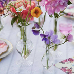 Delicate Frilled Bud Vases