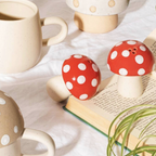 Red Mushroom Salt and Pepper Set