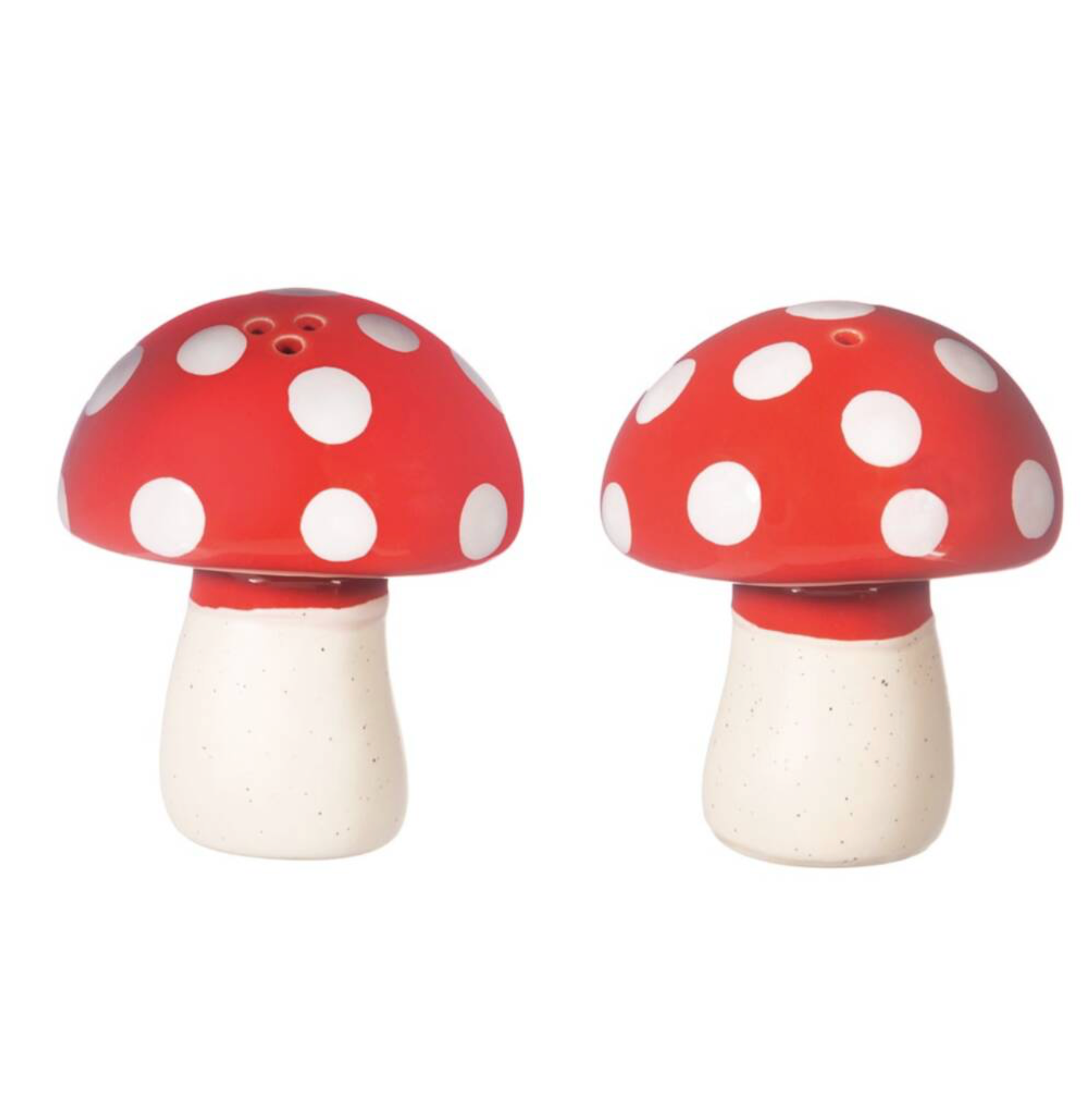 Red Mushroom Salt and Pepper Set