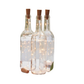 Rose Gold LED String Lights on a Cork