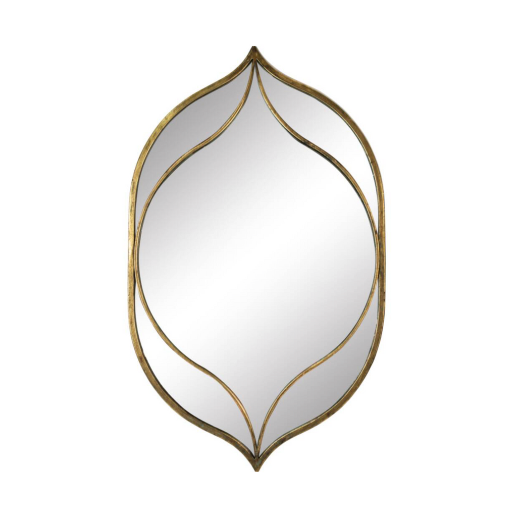 Elegant Metal Ornate Mirror