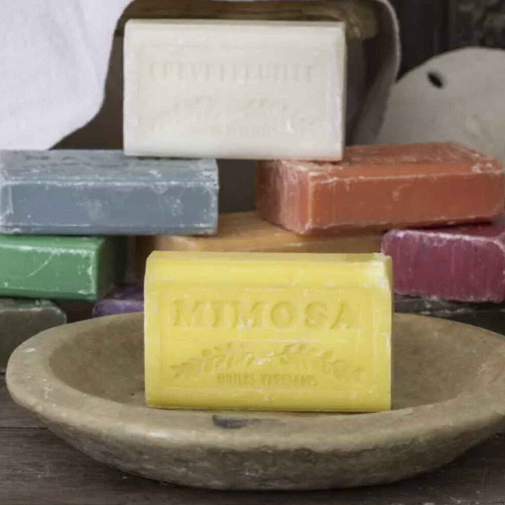 Natural Mimosa Scented Marseilles Soap