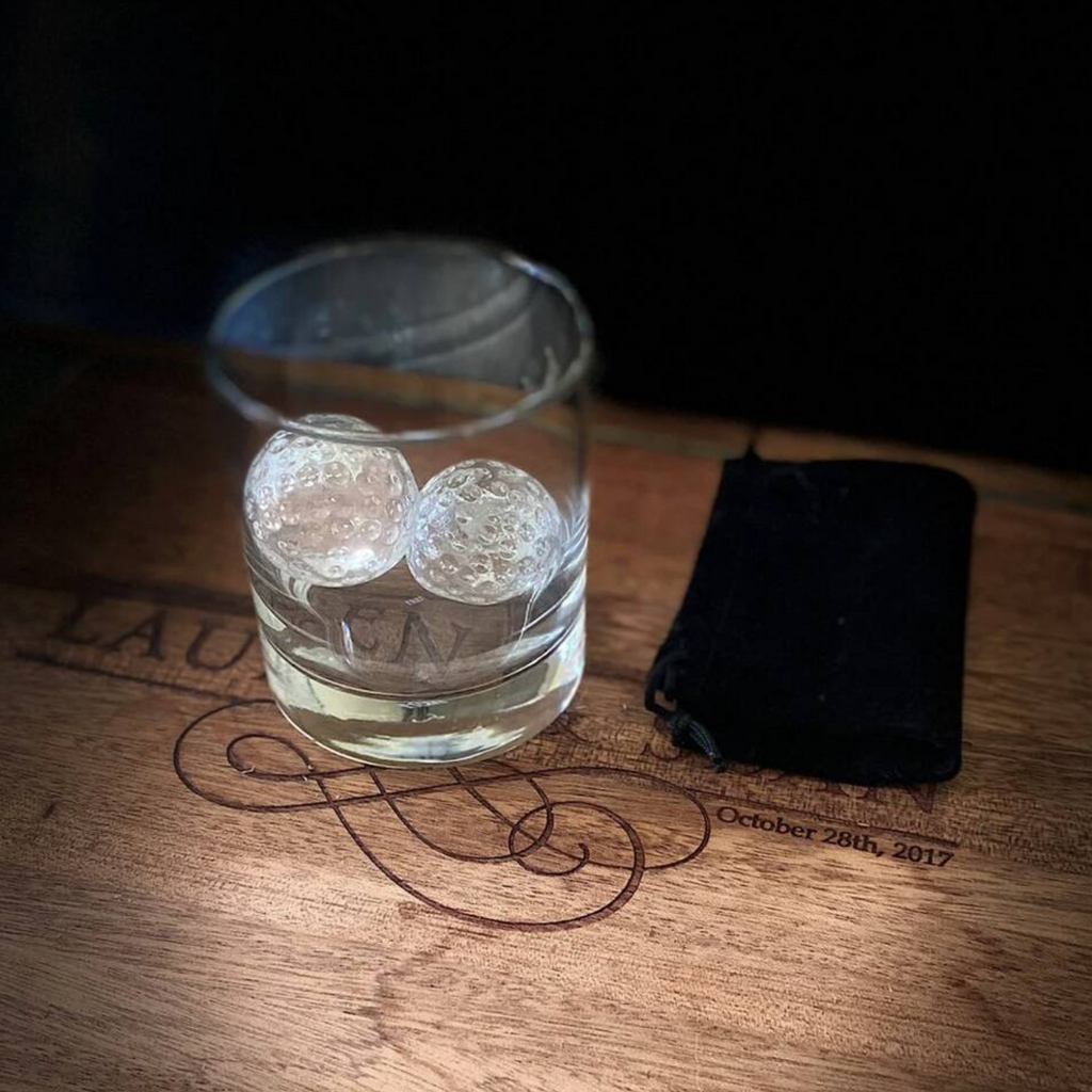 Glass Whiskey Golf Ball Drinks Chillers