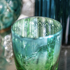 Electroplated Peacock Design Tumblers