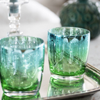 Electroplated Peacock Design Tumblers