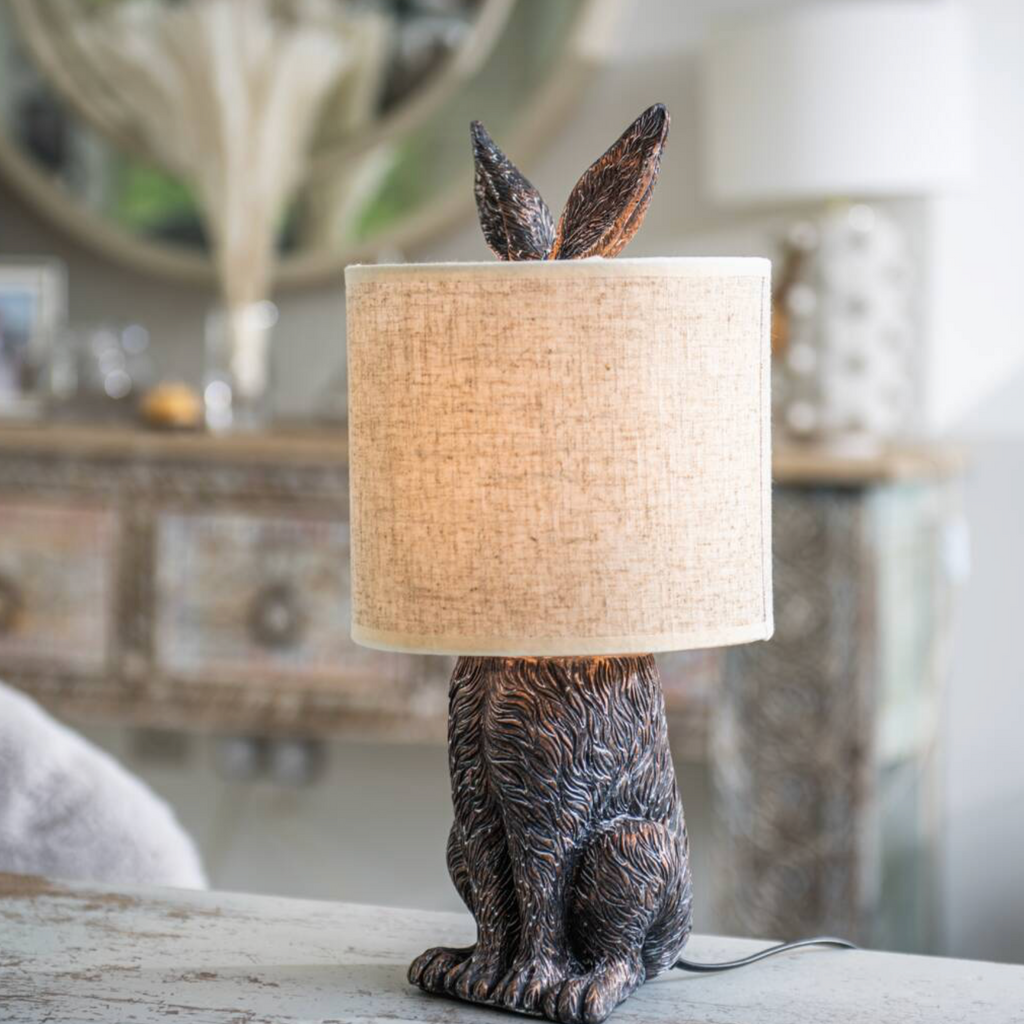 Hiding Rabbit Table Lamp with Shade