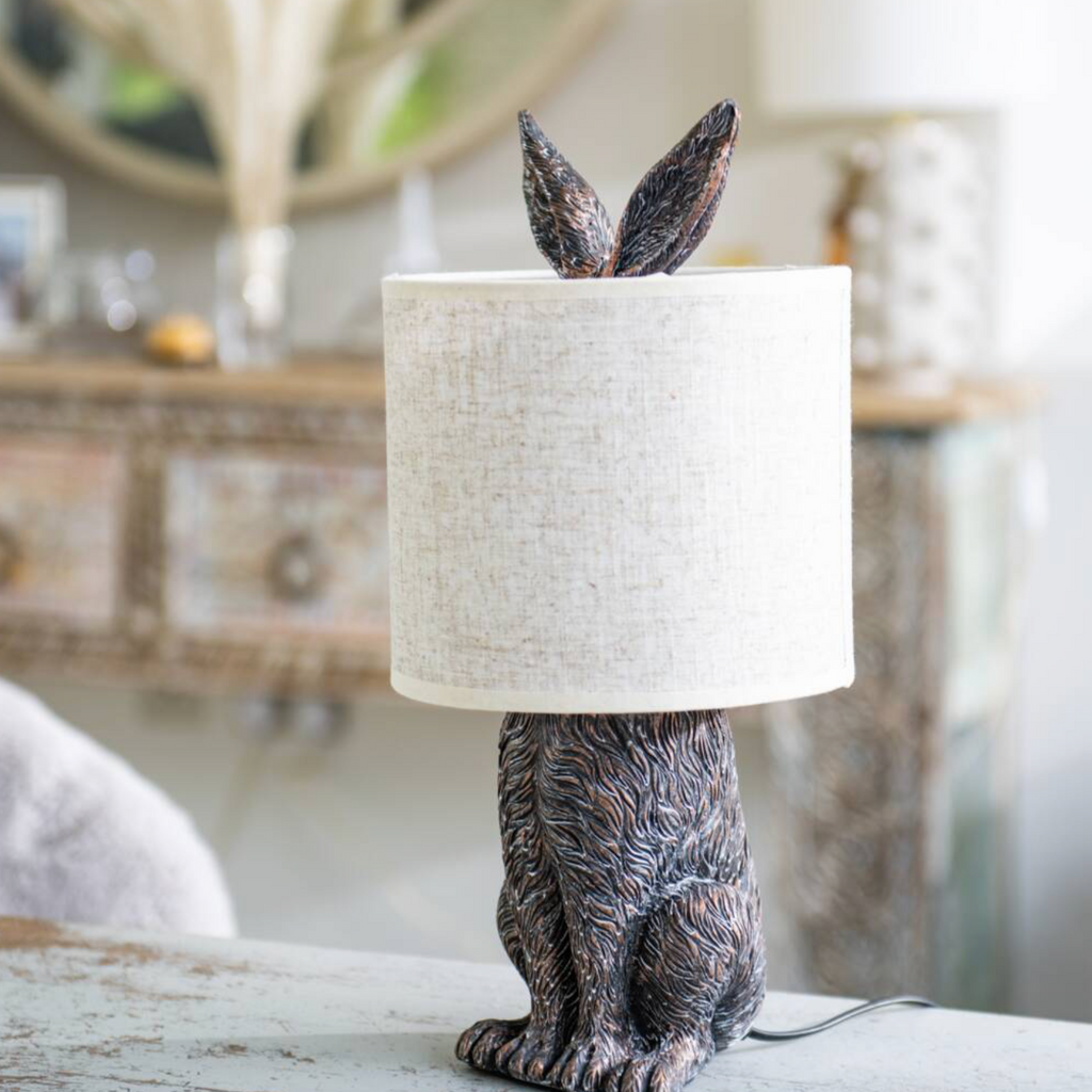 Hiding Rabbit Table Lamp with Shade