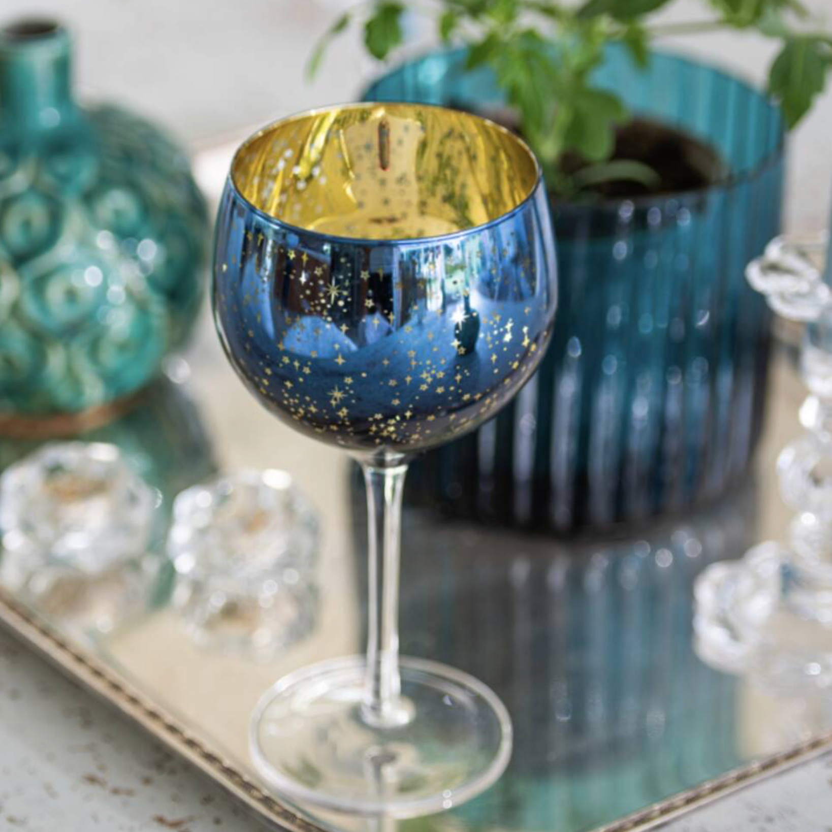Blue Star Design Gin Glass