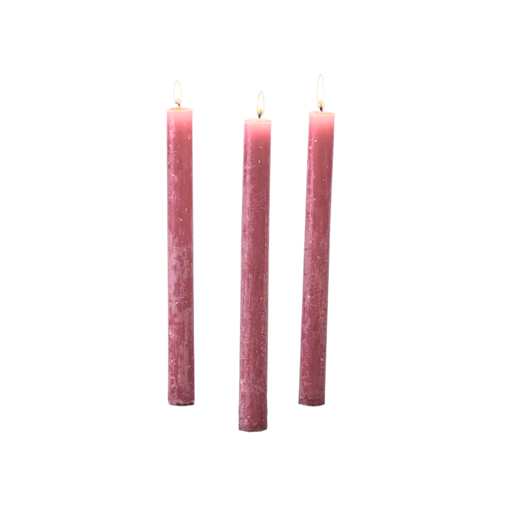 Romantic Dusky Pink Dinner Candle