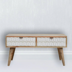 Sleek White Minimal Coffee Table