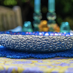 Marine Blues Mosaic Glass Bowl