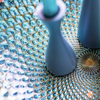Peacock Design Decorative Glass Bowl
