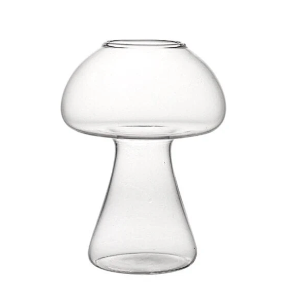 Mushroom Borosilicate Cocktail Glass