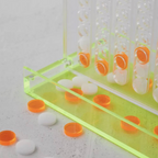 Neon Four In A Row Lucite Travel Game