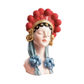 Flower Girl Small Sculpture Head Statue