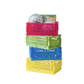 Four Foldable Mini Stacking Crates