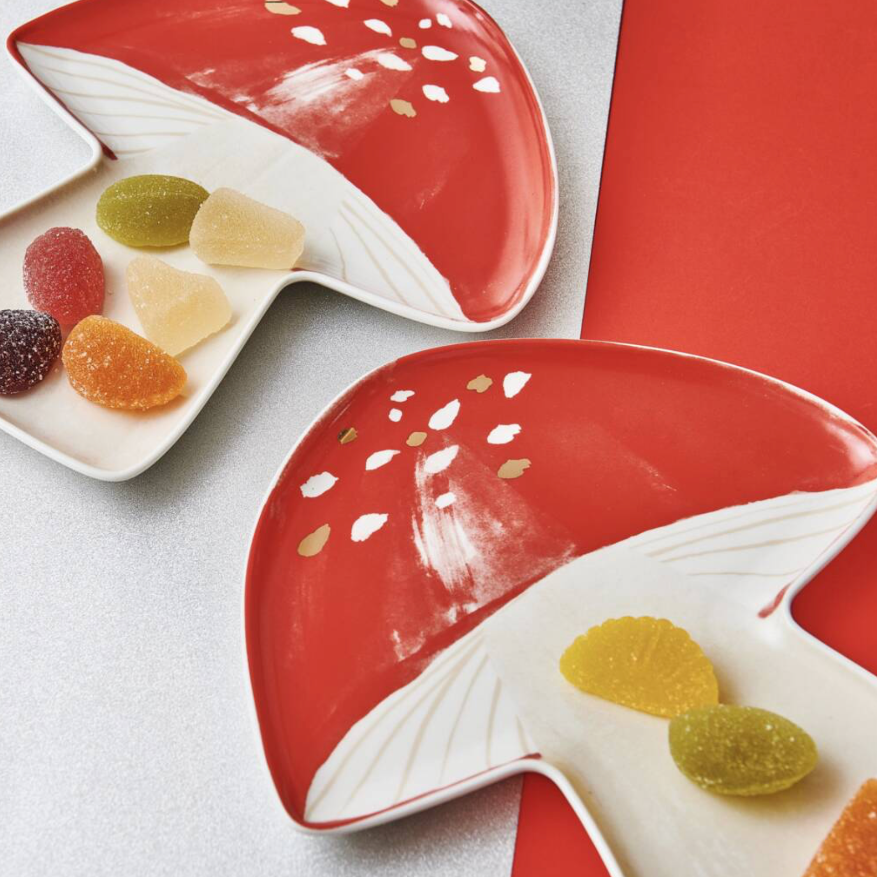 China Mushroom Serving Plate