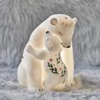 LED Rechargeable Polar Bear And Child Light