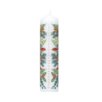 Woodland Forest Christmas Pillar Advent Candle