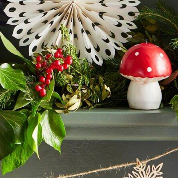 Whimsical Toadstool Mushroom Shaped Candles