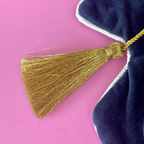 Luxury Embroidered Bird With Tassel Hot Water Bottle
