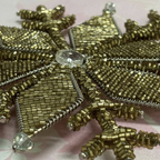 Luxury Hand Beaded Star Tree Topper