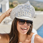 Rhinestone & Pearl Embellished Bride Hen Party Hat