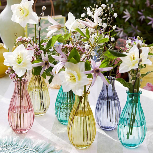 Boho Delicate Glass Bud Vases