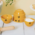 Bee Hive Set of Four Measuring Bowls
