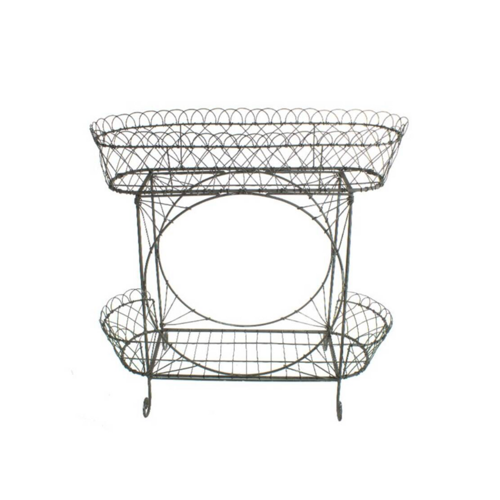 Wire Two Tier Planter