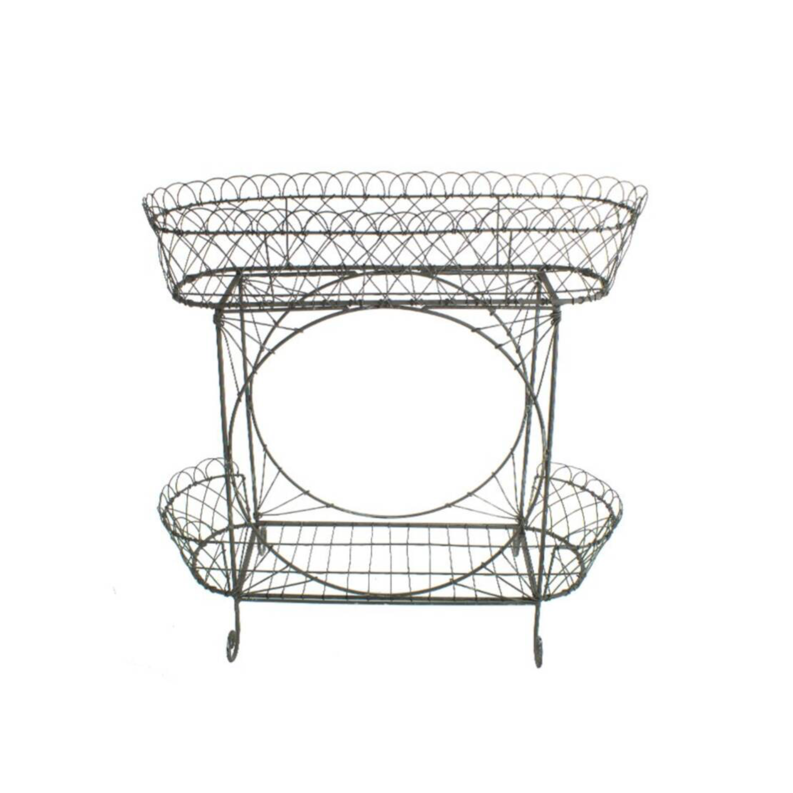 Wire Two Tier Planter