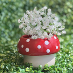 Red Mushroom Large Planter