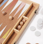 Luxury Sunnylife Wooden Backgammon Set