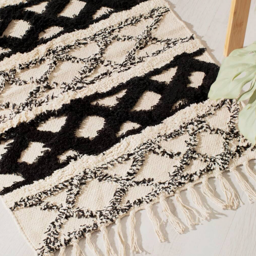 Small Tufted Scandi Boho Rug