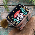 Embroidered Forage Design Jewellery Case