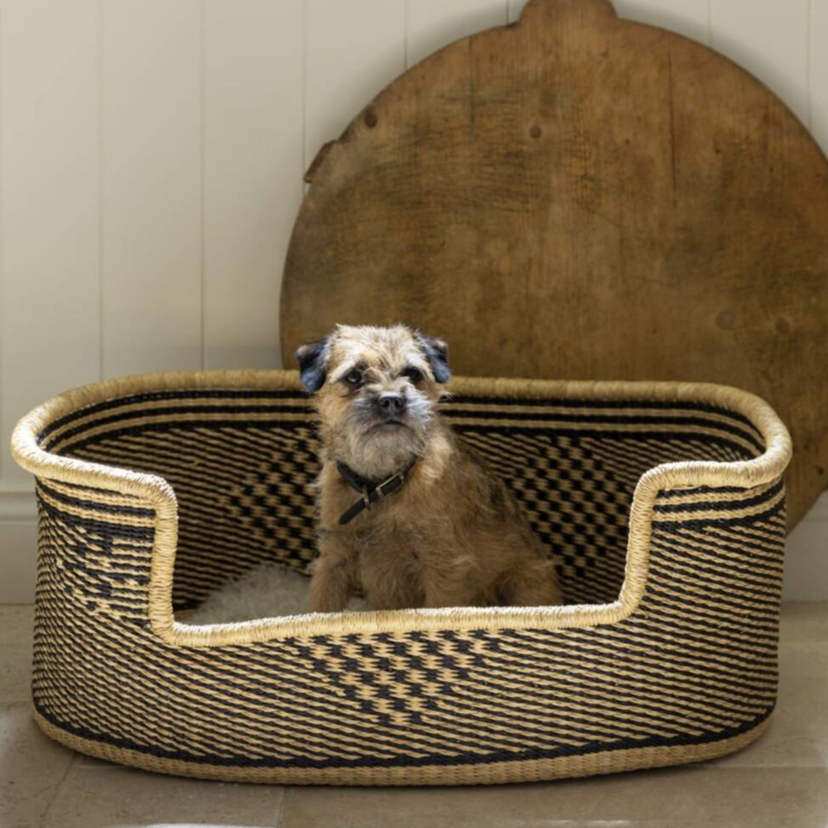 Fido's Handmade Rattan Dog Basket