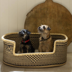 Fido's Handmade Rattan Dog Basket